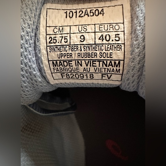 Asics Blue Running Athletic Shoes - Picture 7 of 7